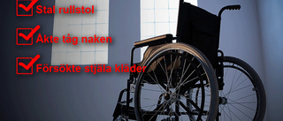 En rullstol söker skjuts