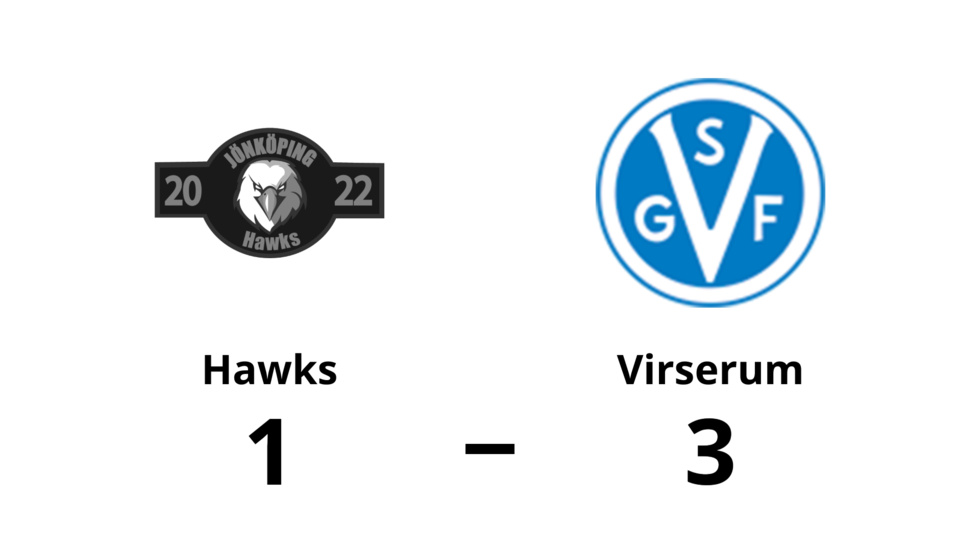 HC Hawks förlorade mot Virserum