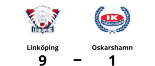 Linköping utklassade Oskarshamn – seger med 9-1