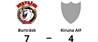 7-4-seger för Burträsk – besegrade Kiruna AIF