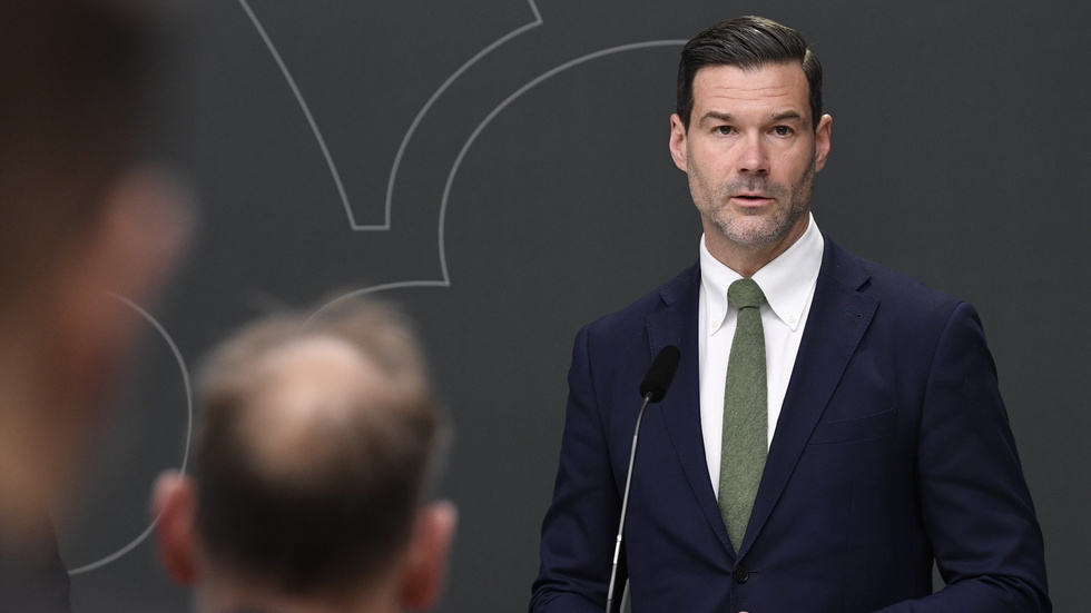 Migrationsminister Johan Forssell (M). Arkivbild.