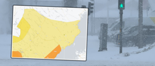 Snöoväder väntas på tisdag – gul varning i Skellefteå