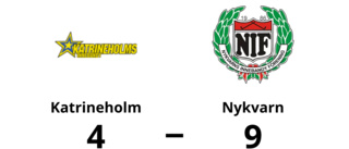 Hemmaförlust för Katrineholm - 4-9 mot Nykvarn