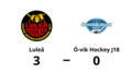 Luleå säkrade segern mot Ö-vik Hockey J18