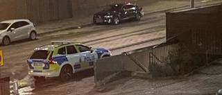 Polis var på plats i centrala stan –  man gripen för häleri