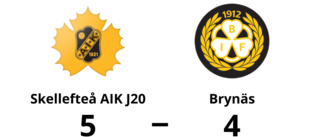 Skellefteå AIK J20 starkast i straffläggningen mot Brynäs