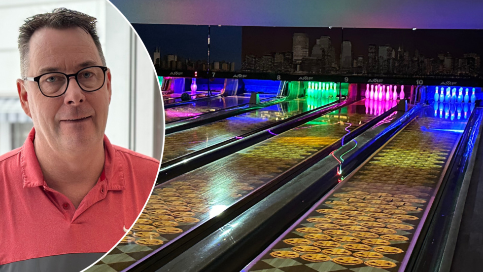 Mats Ganebring har idéer för att utveckla bowlingdelen.