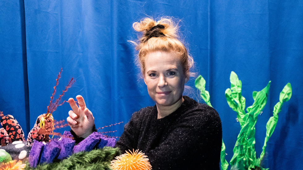 Therése Lindberg har själv tagit dykarcertifikat och inspirerats av en helt ny värld som öppnade sig under vattenytan.