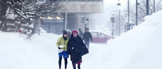 Snörekordet slås under måndagen