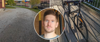 Niklas, 38, varnar för farlig bro i Rothoffsparken: "En dag så ligger man där med brutna ben"