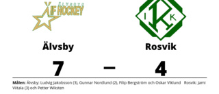 Älvsby segrare hemma mot Rosvik