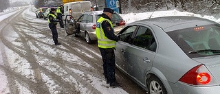 Polisen utförde flera kontroller