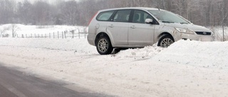 Tjuv fastnade i snön – greps av polisen