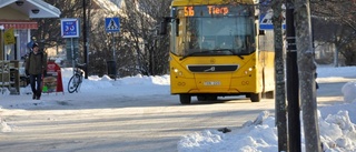 Busspendlare missar tåget