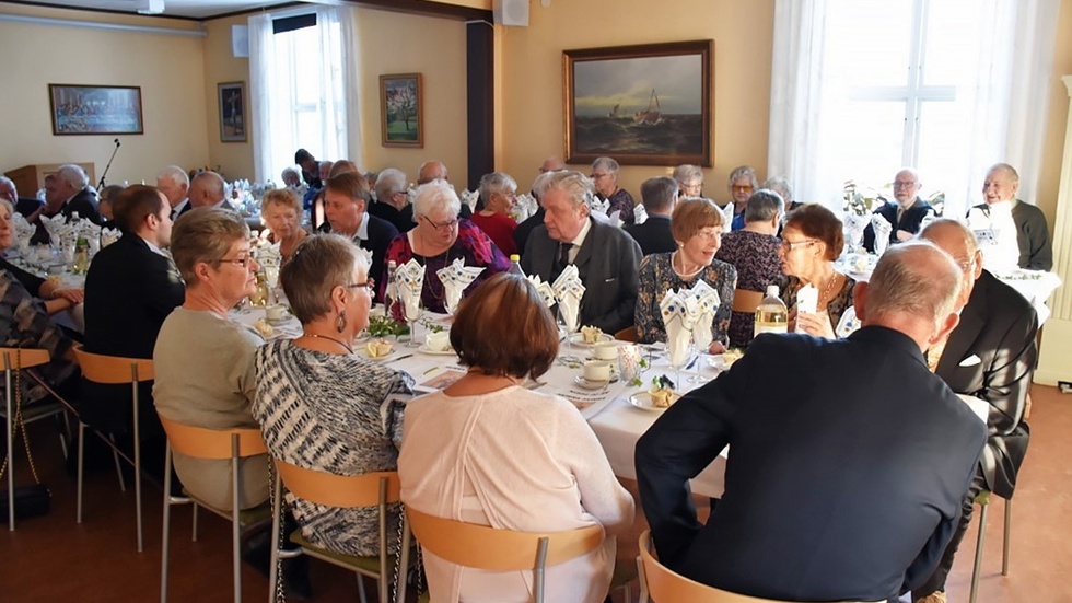 85 gäster kom till kalaset som blir ett fint minne för Nils och alla deltagarna.Foto: Matilda Strömdahl