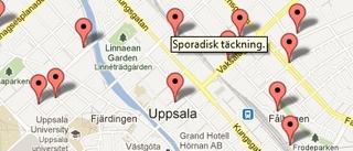 Tågvagnarna dämpar signalerna