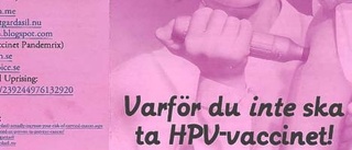 Kampanj mot HPV-vaccinet oroar