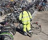 Stor cykelflytt vid Centralstationen