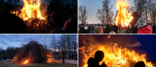 Här är majbrasorna som tänds i Luleå