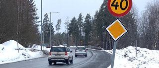 För låg hastighet på Klockarbergsvägen