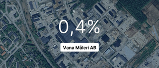 Positiva tal för Vana Måleri AB med knapp marginal