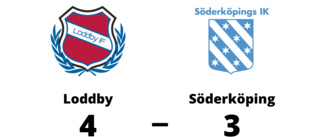 Loddby vann mot Söderköping - trots underläge med 1-3