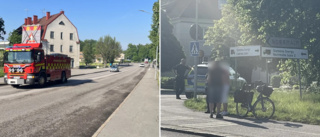 Barn fick lindriga skador efter olycka med elsparkcykel