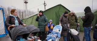 Svenska tält till flyktingar i Moldavien