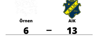 AIK har åtta raka segrar - vann mot Örnen med 13-6