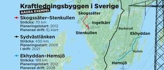 16 års väntan för att bygga 19 mil kraftledning