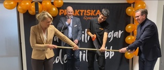 Praktisk nyinvigning av friskolan med yrkesprogram