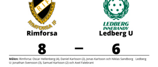 Rimforsa vann mot Ledberg U - trots underläge