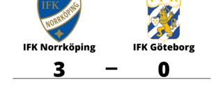 IFK Norrköping vann mot IFK Göteborg på hemmaplan