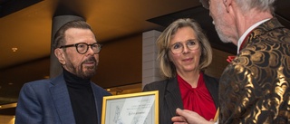 Björn Ulvaeus fick ta emot pris från Västerviksprofil