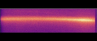 Satelliten Mats första bild från atmosfären