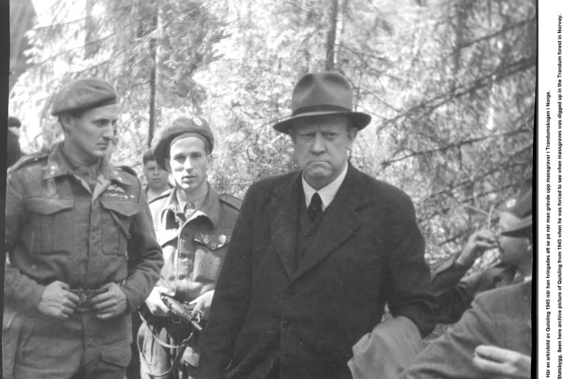 Insändarskribenten refererar till den norske nazistledaren Vidkun Quisling.
