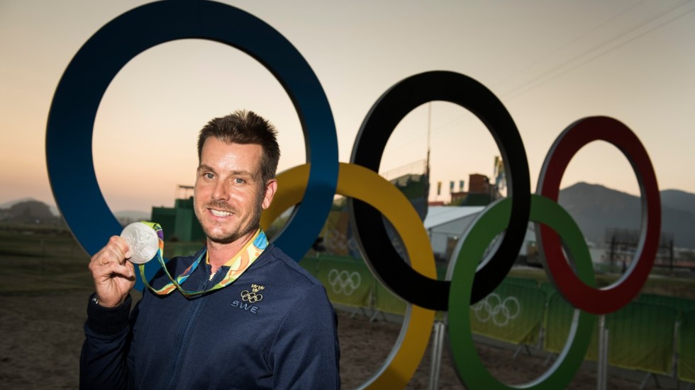Henrik Stenson tog OS-silver i Rio 2016. Arkivbild.