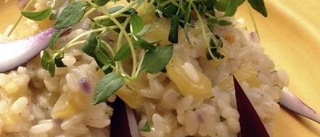 Risotto med pumpa och örter