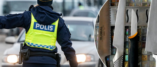 Åtalas för rattfylla, olovlig körning och brott mot knivlagen 