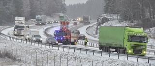 Flera olyckor ställde till det på E4