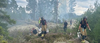 Tredje branden i samma område: "Någon håller till där"