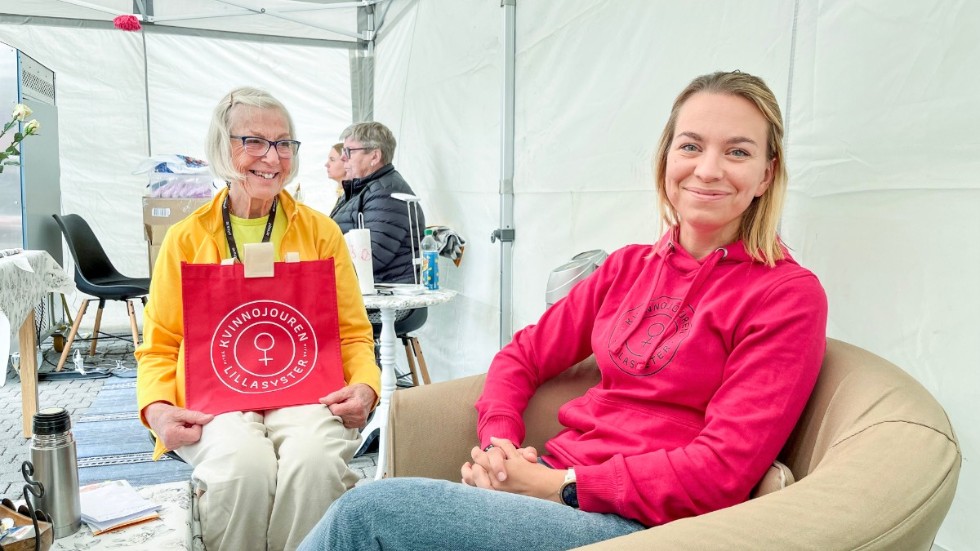 Ingrid Brindelöv-Wiklund och Eva Nordmark berättar att föreningen redan hjälpt till vid flera incidenter. "Det kan vara att man är full, ledsen eller behöver hjälp med annat", säger Eva Nordmark.