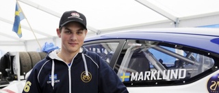 Marklund trea trots problem