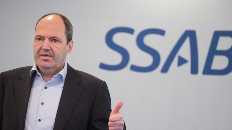 Martin Lindqvist, koncernchef på SSAB, presenterade på fredagen företagets kvartalsrapport under en press- och analytikerträff på World Trade Center i Stockholm.