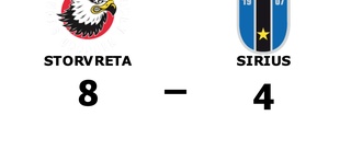 Storvreta vann derbyt mot Sirius