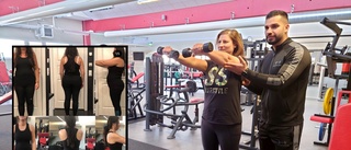 Blinda Sarina, 45, lämnade knappt lägenheten på tio år – gymmet förändrade hennes liv: "Nu tänker jag inte ens på att jag inte ser"