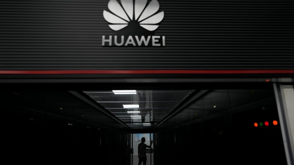 Huaweis omsättning beräknas sjunka till 634 miljarder yuan (900 miljarder kronor). Arkivbild.