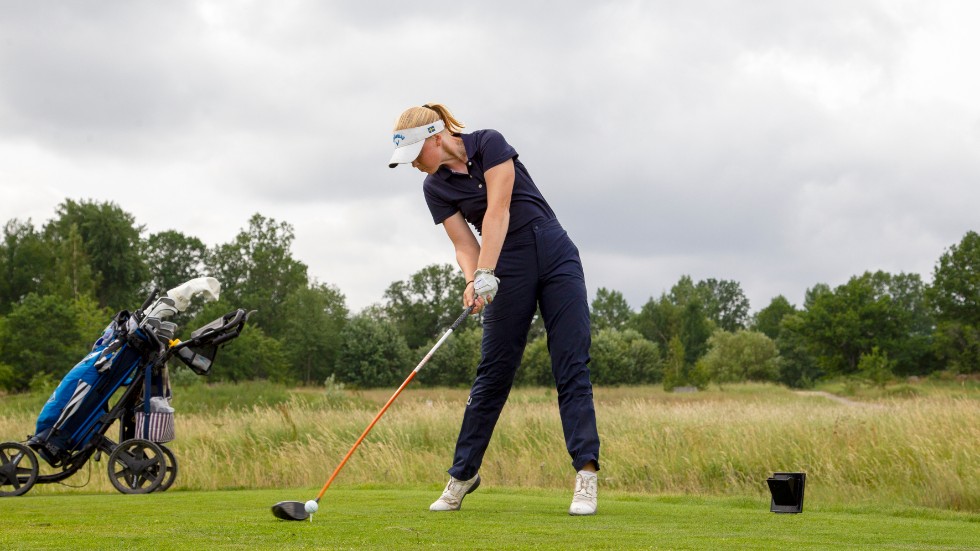 Meja Örtengren tävlar för Landeryds GK och rankas som ett av de största löftena inom golfen. Om några år vill hon gärna spela på LPGA-touren i USA.