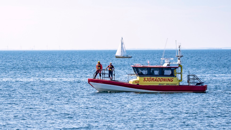 Sjöräddningen larmades om en kapsejsad fiskebåt i Laholmsbukten. Arkivbild.