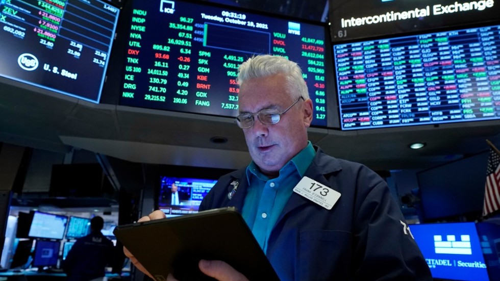 Uppåt på Wall Street. Arkivbild.